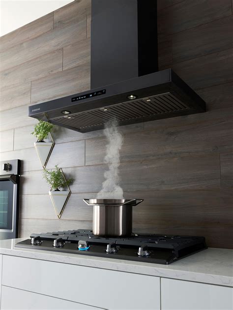 samsung black stainless steel range hood under cabinet|samsung range vent hood.